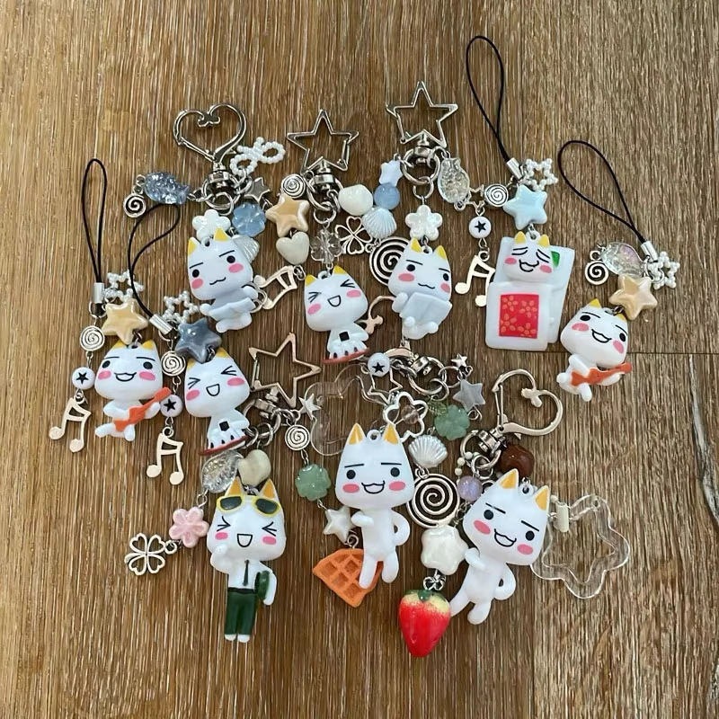 Handmade Cute Doro Cat Doll Hand-Made Office Cute Creative Micro Landscape Ornaments Mobile Phone Pendant Keychain Handmade Cute Doro Cat Doll Hand-Made Office Cute Creative Micro Landscape Ornaments Mobile Phone Pendant Keychain
