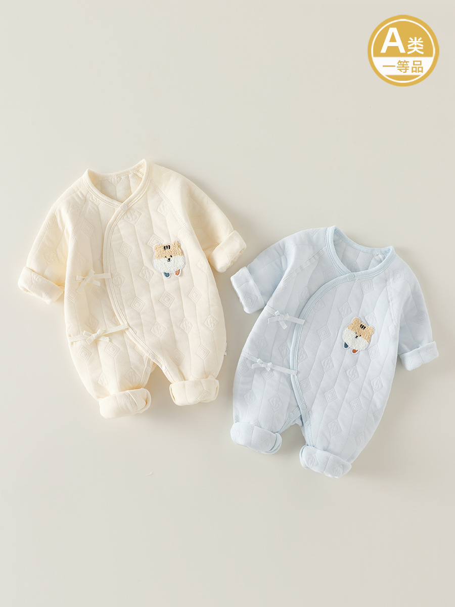 Children's winter quilted overall for new born for men and women…