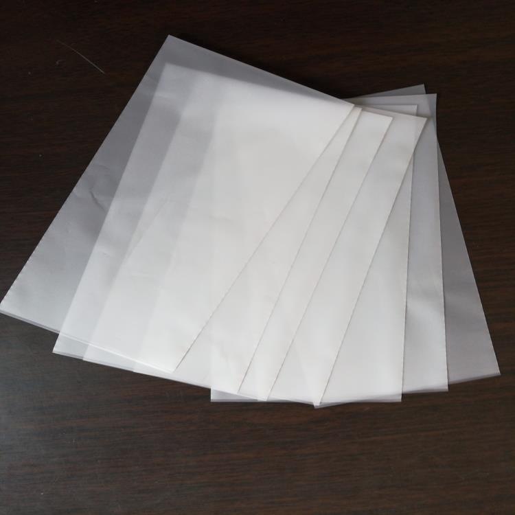 cpe软磨砂隔膜 礼品包装po薄膜  冲型圆形蓝色单张垫片膜印刷黑色