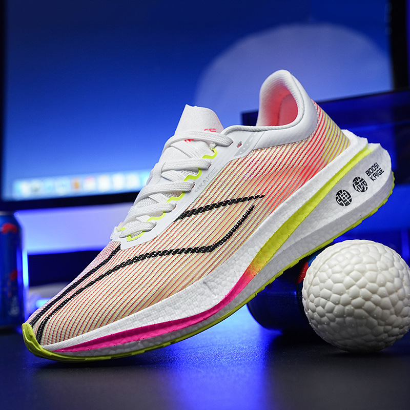 3PRO Professional Racing Breathable Running Fei Dian Soft Sole Men's Shock Absorbing Sports Shoes_voghion.com