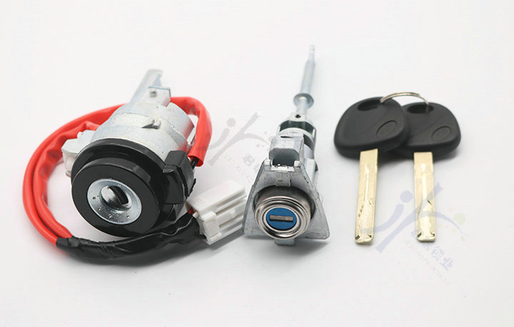 Applicable to modern IX35 whole car lock cylinder new and old IX35 ignition lock cylinder left front door lock cylinder with 2 auxiliary keys