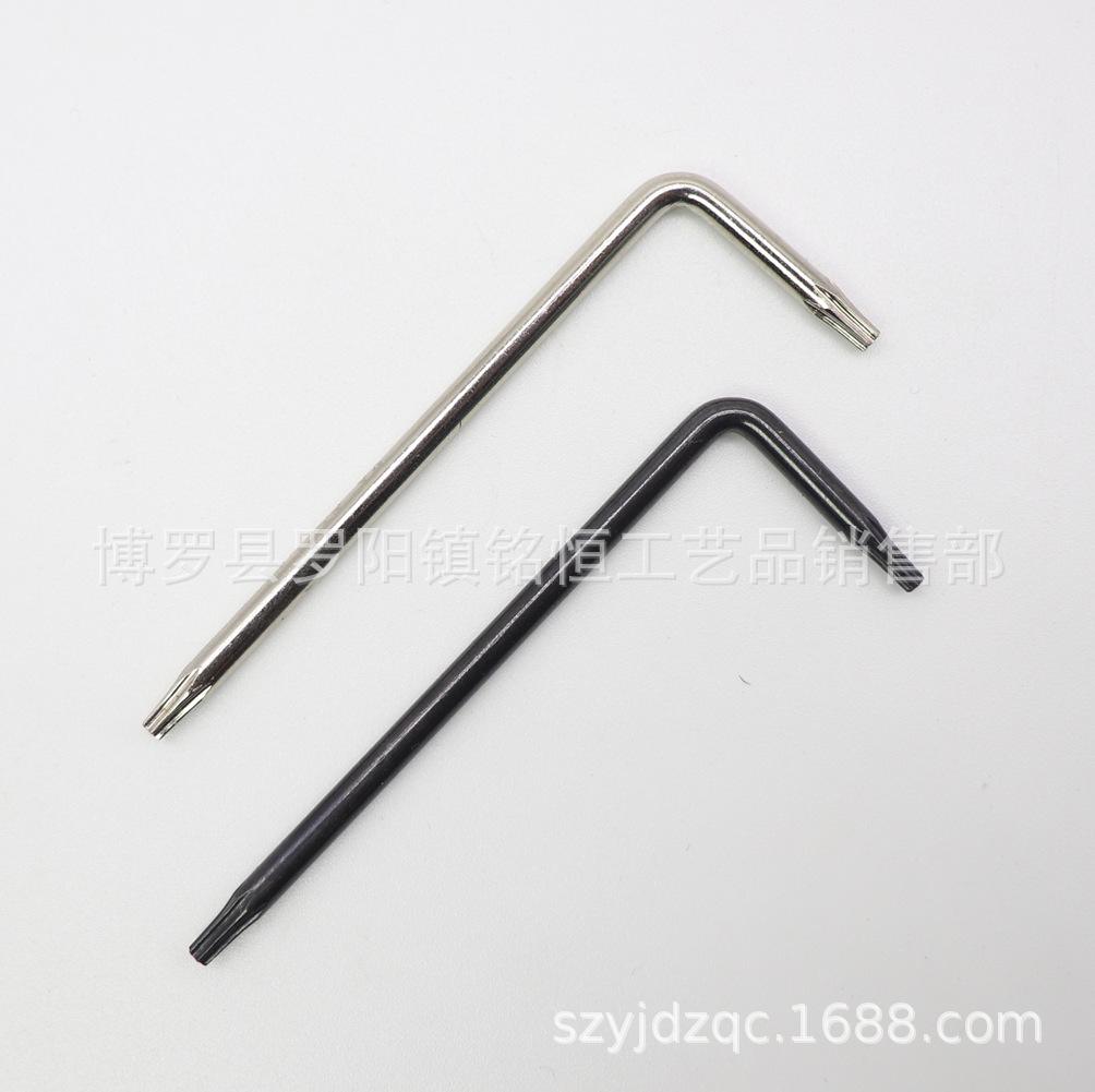 T8钻孔梅花扳手 L型T8梅花扳手 T8带孔梅花扳手 M2.5梅花扳手