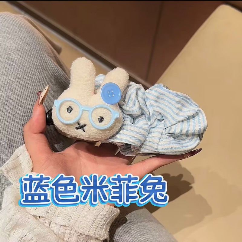 可爱波点大号米菲兔巨显发量香蕉夹后脑勺盘发百搭少女甜美发饰女|undefined