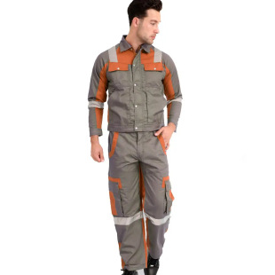 Engineering Anti-Static Work Clothes Customized Wear-Resistant and Reflective Strip Safety Clothing Suit Customized Paden Clothing