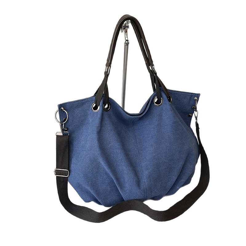 Bolso Bandolera Retro de Lona Lona Resistente al Desgaste Gran Capacidad para Uso Diario image 6