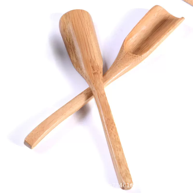 茶勺茶铲茶具茶叶勺子取茶叶工具小号取茶器分茶勺竹制茶叶勺茶匙