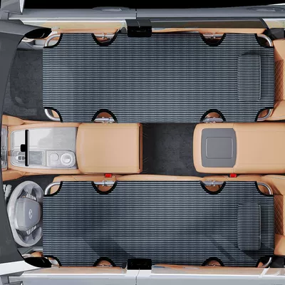 folding travel bed car sleeping – Vehicle-mounted inflatable bed