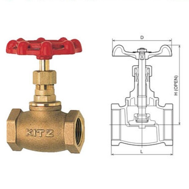 原装 KITZ北泽阀门日本进口    青铜丝扣截止阀PN25C 球阀