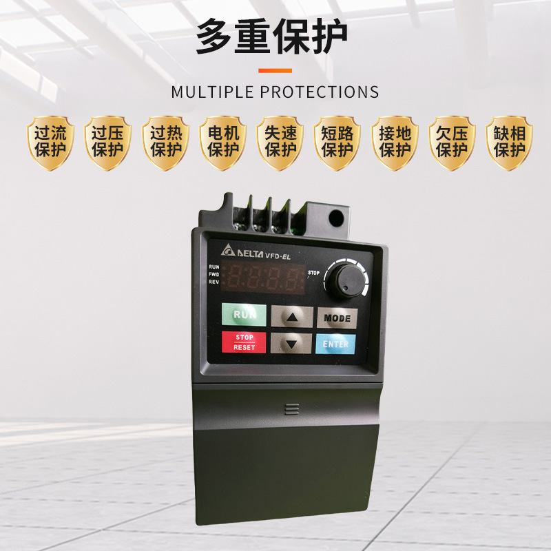 VFD022EL43A Delta inversor VFD-EL serie 460V 2. inversor trifásico original a estrenar 2KW