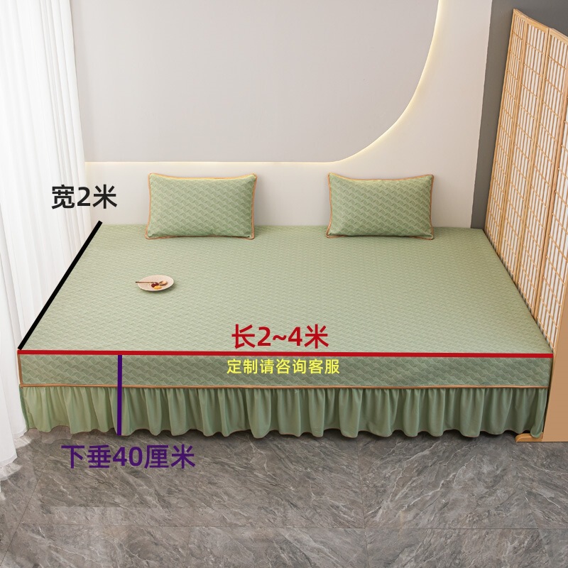 Summer new high quality ice silk non-slip sofa cushion mattress kang mat tatami finished wholesale