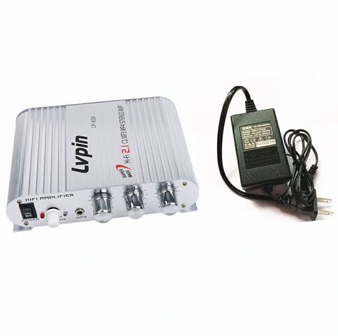 [Suministro] ONK Caiyun LVPIN amplificador LP-838 amplificador de coche de 2,1 canales de ordenador en casa pequeño amplificador