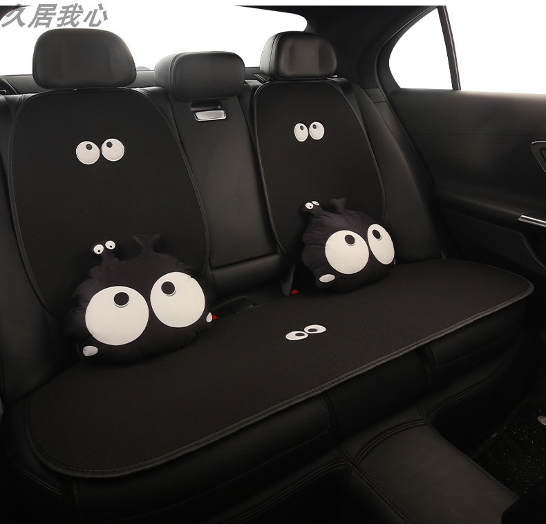 Car Seat Cushion Four Seasons Universal Cute Cartoon Seat Cushion Car Advanced Seat Cover Car Seat Cover Lady Goddess