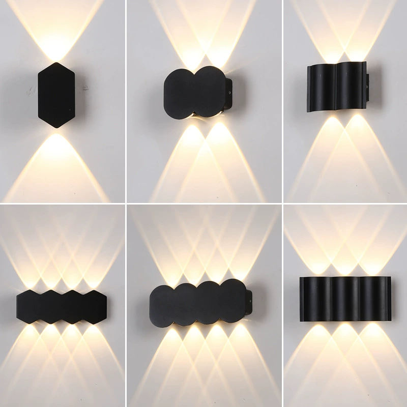 Настенный светильник спальня минималистский светодиодный светильник вверх и вниз Уличный настенный светильник прожектор креативный отель Гостиная прикроватная лампа