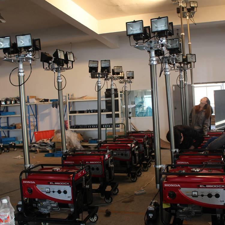 Vehículo de iluminación móvil de elevación automática integral, control de inundaciones, iluminación de emergencia, luz de trabajo de inundación