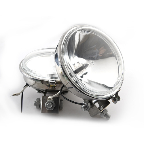 Black 3-inch round fog light electroplated small sun light work light stainless steel 3-inch 4-inch round 199 sun light