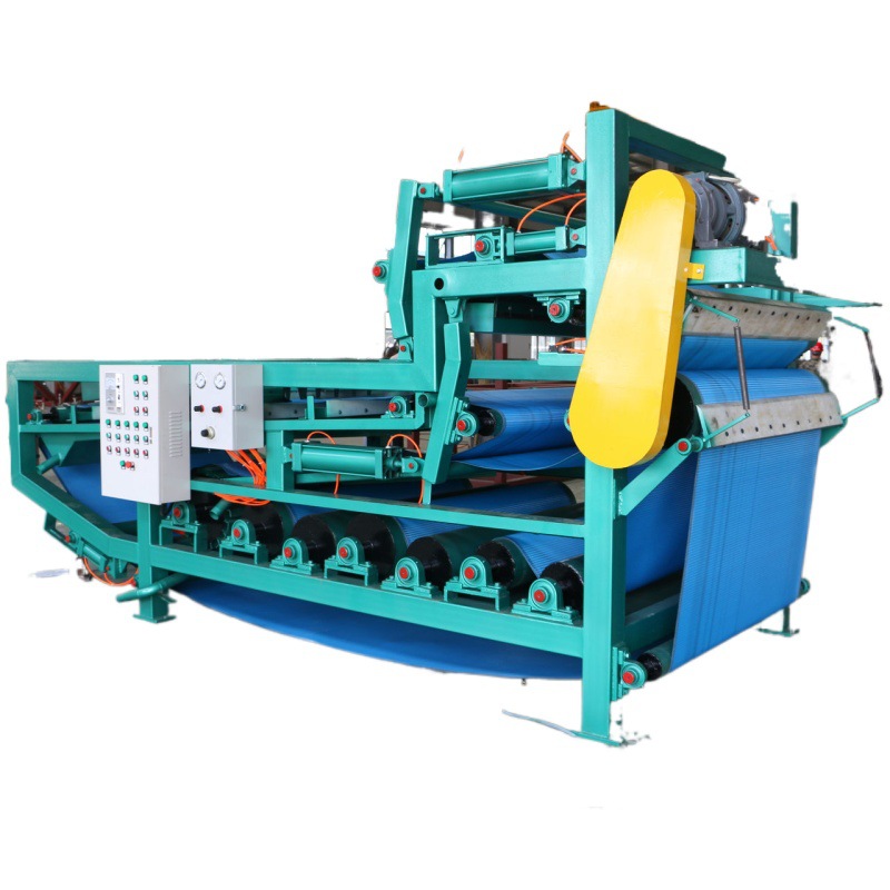 供应带式压滤机洗沙场污泥处理设备高岭土尾矿泥浆脱水一体机