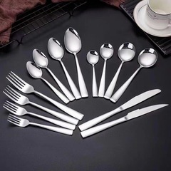 ステンレス食器ホテルナイフフォークスプーン洋食ロゴクリエイティブギフトセットコーヒースプーン長柄氷スプーン