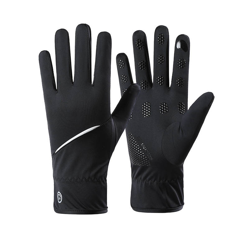 Guantes de protección solar de verano para mujeres anti-UV anti-deslizante delgado hielo al aire libre guantes de protección solar de hilo original