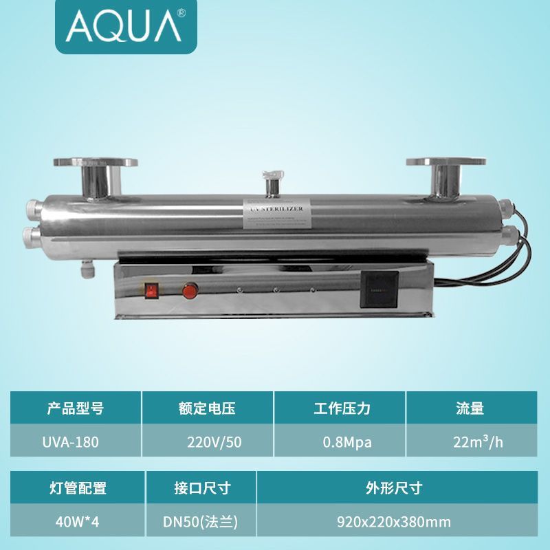 Aqua - UWA 180 caudal 22 toneladas / h
