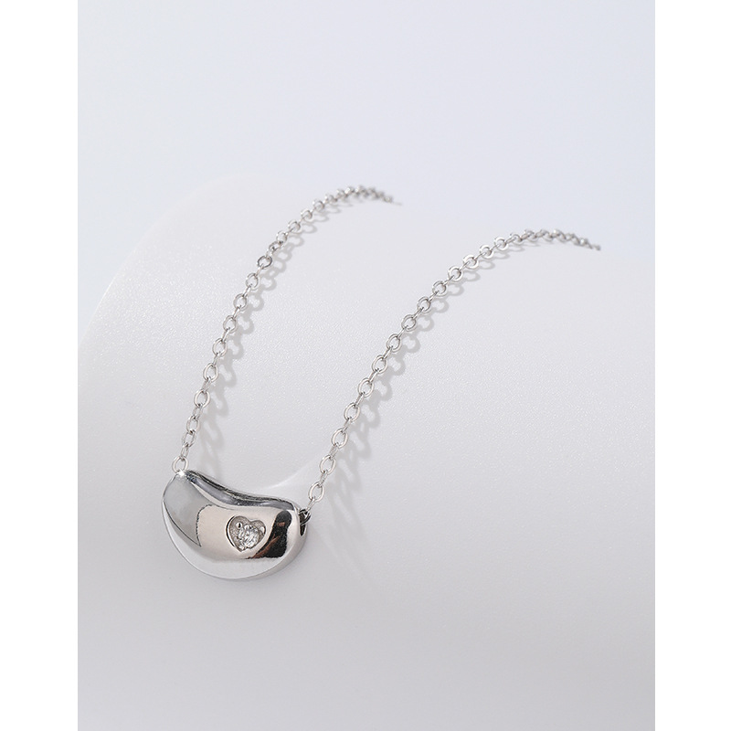 925 collar de gorrita tejida de plata esterlina para mujeres Luz de lujo nicho 2023 nuevo popular en línea celebridad clavícula Cadena de alto grado collar