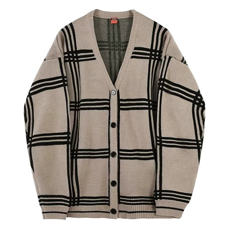 Осенний новый мужской кардиган, свитер, модное пальто в Корейском стиле в ленивом стиле, свободный подходящий ко всему свитер, модный