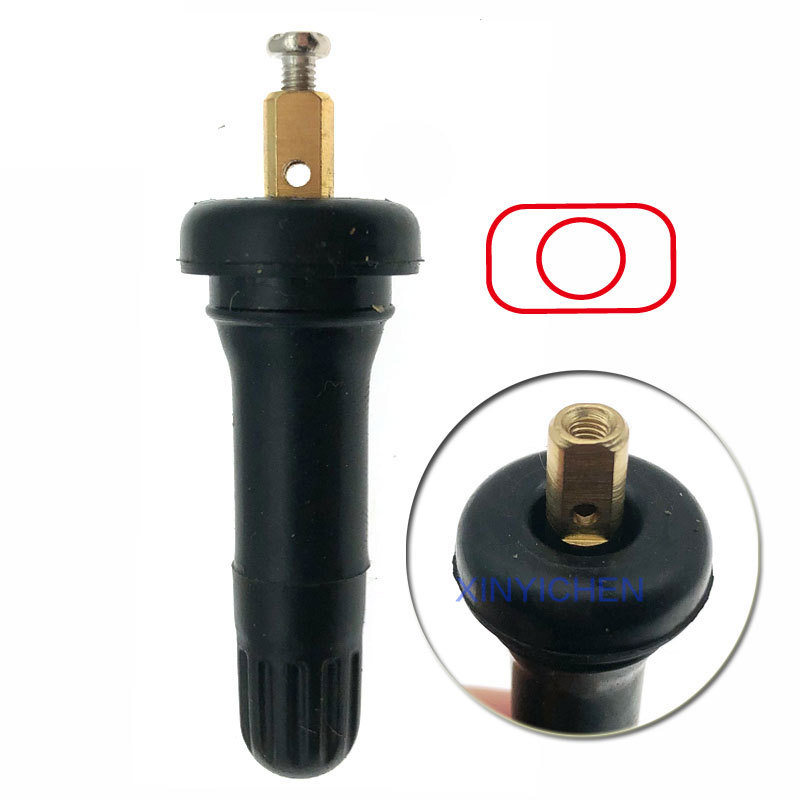 La válvula de goma es adecuada para Buick Regal LaCrosse Chevrolet Sensor de presión de neumáticos Boquilla de aire de automóvil