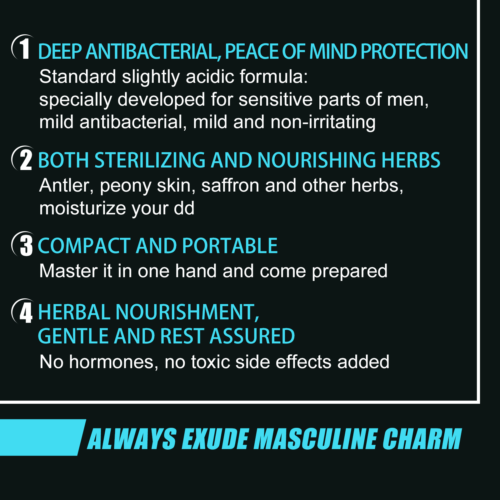 North Moon Männer Shampoo, Duschgel, Juckenstillend Flëssegkeet, Geruchsentfernend Fleegflëssegkeet_voghion.com