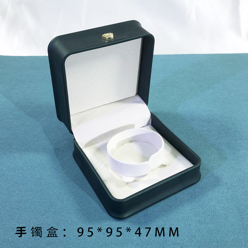 皇冠PU皮收腰珍珠耳钉盒珍珠饰品盒项链盒戒指盒手链首饰盒批发|undefined
