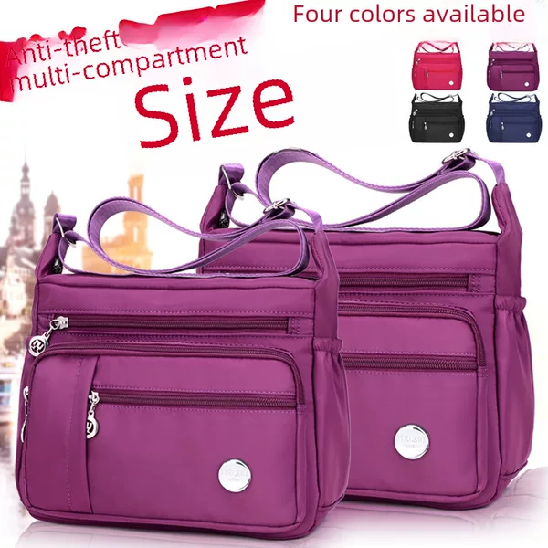 Jielang Women's Bag 2026 Spring New Cross-Border Trend Women's Casual Bag Lightweight Nylon Bag Single Shoulder Crossbody Bag