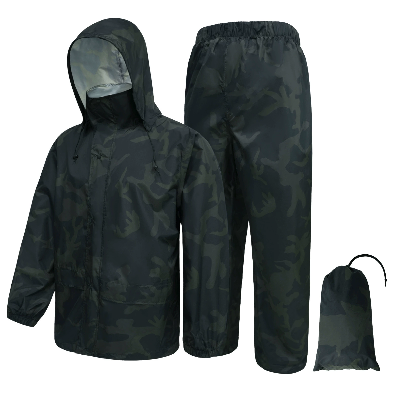 Плащ, дорожный набор, разделённые ретроотражающие брюки, оптом