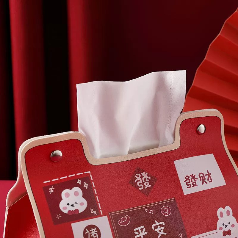 Caja de pañuelos de dibujos animados para ganar dinero, soporte para pañuelos, caja de pañuelos multifuncional para el hogar, dormitorio, coche, mesa de centro, caja de almacenamiento, multiusos