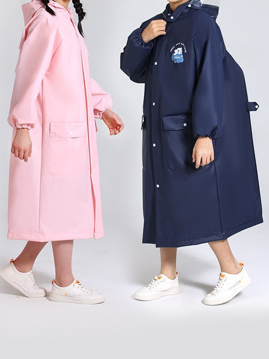Children's Raincoat for Boys and Girls, Junior High School Students, Bicycles, Primary School Students, Older Children, Long Full-Body Rainproof Raincoat Children's Raincoat for Boys and Girls, Junior High School Students, Bicycles, Primary School Students, Older Children, Long Full-Body Rainproof Raincoat