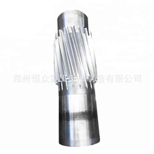 齿轮碳钢花键传动轴 42CRMO锻件 人字齿轴 螺旋伞齿轮加工