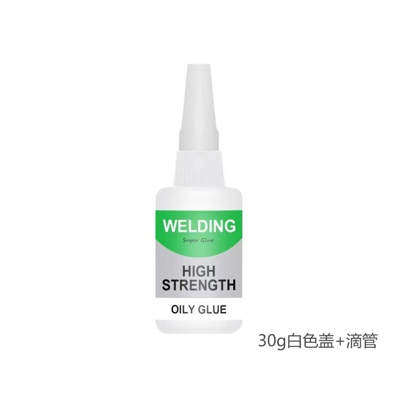 W형 접착제 30g 흰색 캡 + 드로퍼