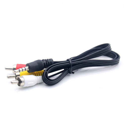 Three-in-one set-top box AV cable 3.5mm digital audio cable aux video adapter cable 1 meter 0.65 meter 1.5 meter