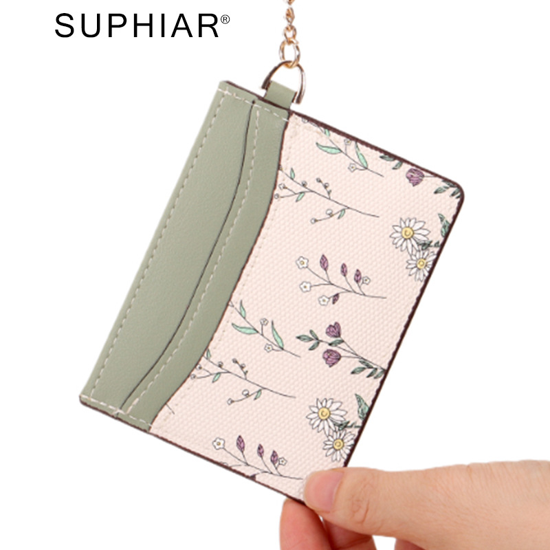 Bolsa de almacenamiento de tarjetas de promoción multi-tarjeta, bolsa de tarjetas PU compacta y delgada, llavero de mujer, bolsa de tarjetas transfronterizas de moda, viento