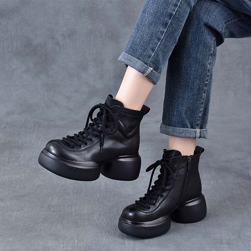 以一 Демисезонные высокие флисовые короткие сапоги на платформе для отдыха