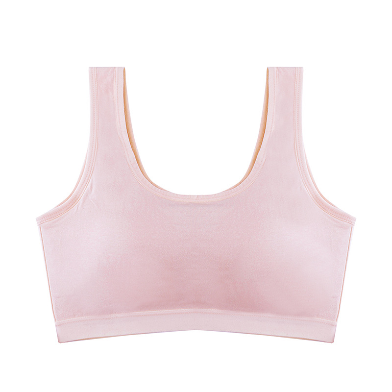 Belleza espalda ropa interior Mujer de una pieza en el pecho sin anillo de acero pequeño pecho empujar hacia arriba chaleco anti-caída chica sujetador verano