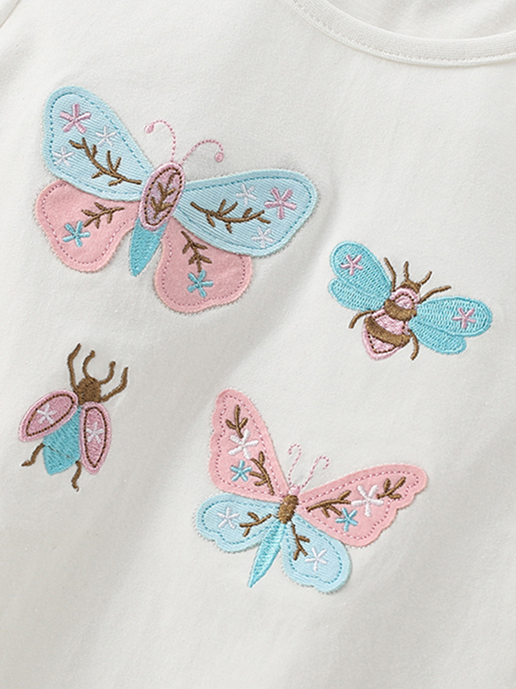 Trajes de niñas malwee transfronterizos de verano nuevos niños europeos y estadounidenses camisetas de manga corta para niñas de estilo extranjero dos piezas