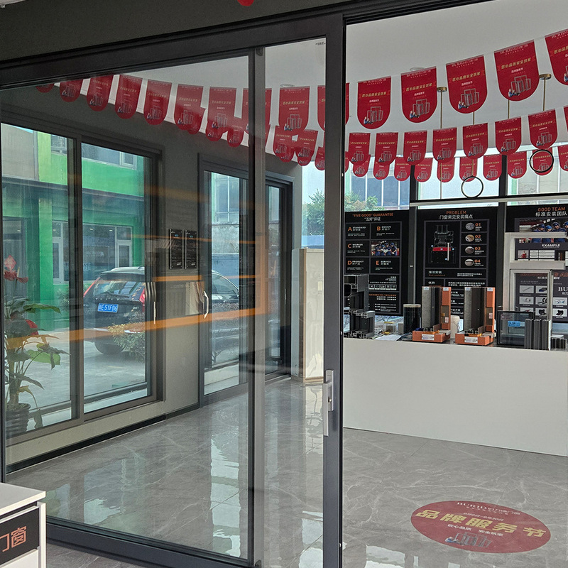 High-End Thermal Break Aluminum System Doors and Windows, Soundproof Sliding Doors for Bedrooms, Aluminum Alloy Balcony Sliding Doors, Factory Direct, Silent