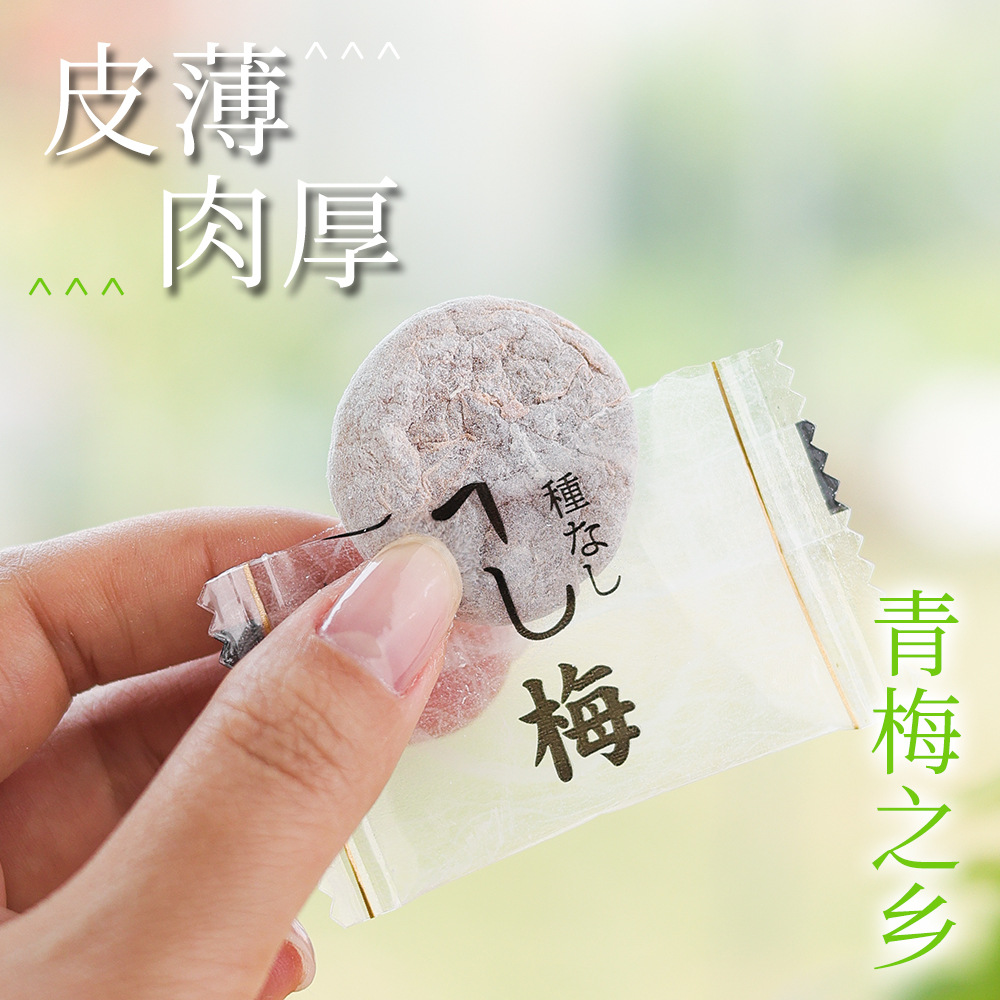 日式陈皮梅饼独立包装核梅干肉孕妇零食酸甜蜜饯青梅子诏安特产