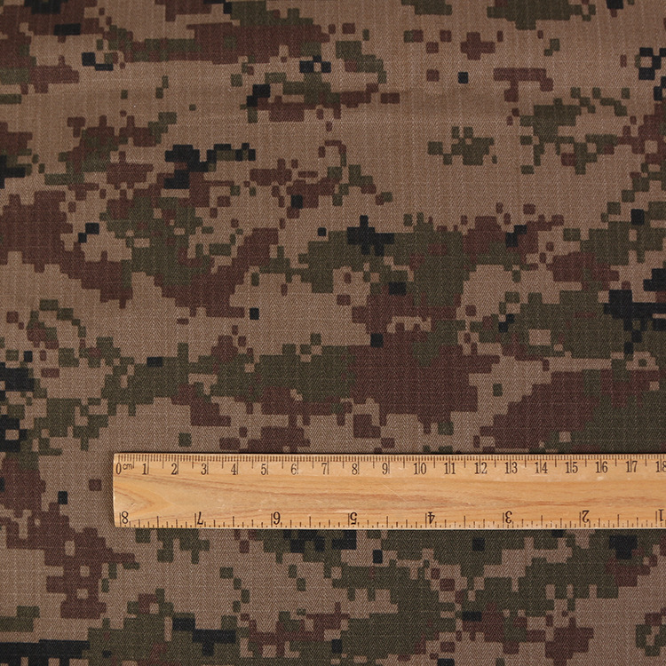 Nueva llegada tela de ropa impresa activa 100% algodón chaqueta tela de camuflaje