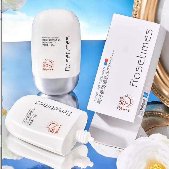 Sunscreen 50 times SPF50+ Sunscreen Lotion Isolating Refreshing Protective Cream Full Body UV Protection Isolating Moisturizing