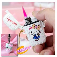 Cute Kitty Cat Elegoo Lighter Pendant, Waterproof and Detachable Lighter, INS and Xiaohongshu Gift