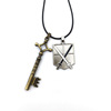 Cross -border new anime peripheral giant Allen Key four major investigating corps free wings necklace