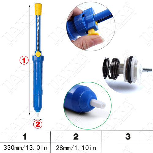 Cross-border 107 manual powerful desoldering device, desoldering pump, desoldering device, super suction power, 017 large desoldering gun