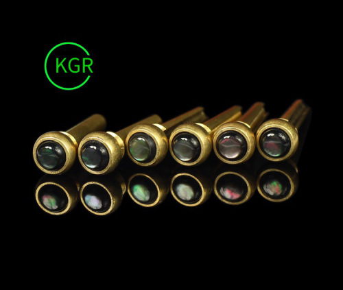 Guitar string pegs, copper metal pegs, brass pegs, shell pegs, colorful abalone inlay tuning posts, string fixing cones