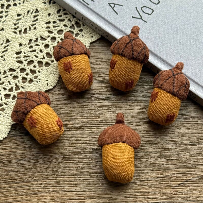 New Cotton-Filled Acorn Nut Jewelry Accessories, Cute and Creative DIY Clothing Accessories, Cartoon Fabric Bag Pendants New Cotton-Filled Acorn Nut Jewelry Accessories, Cute and Creative DIY Clothing Accessories, Cartoon Fabric Bag Pendants