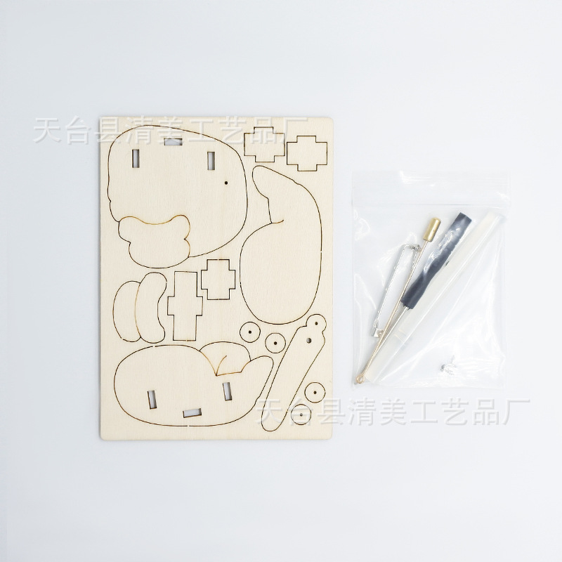 El nuevo broche de dedo de madera interesante puede tirar del broche de dedo medio vertical, broche de dedo medio personalizado