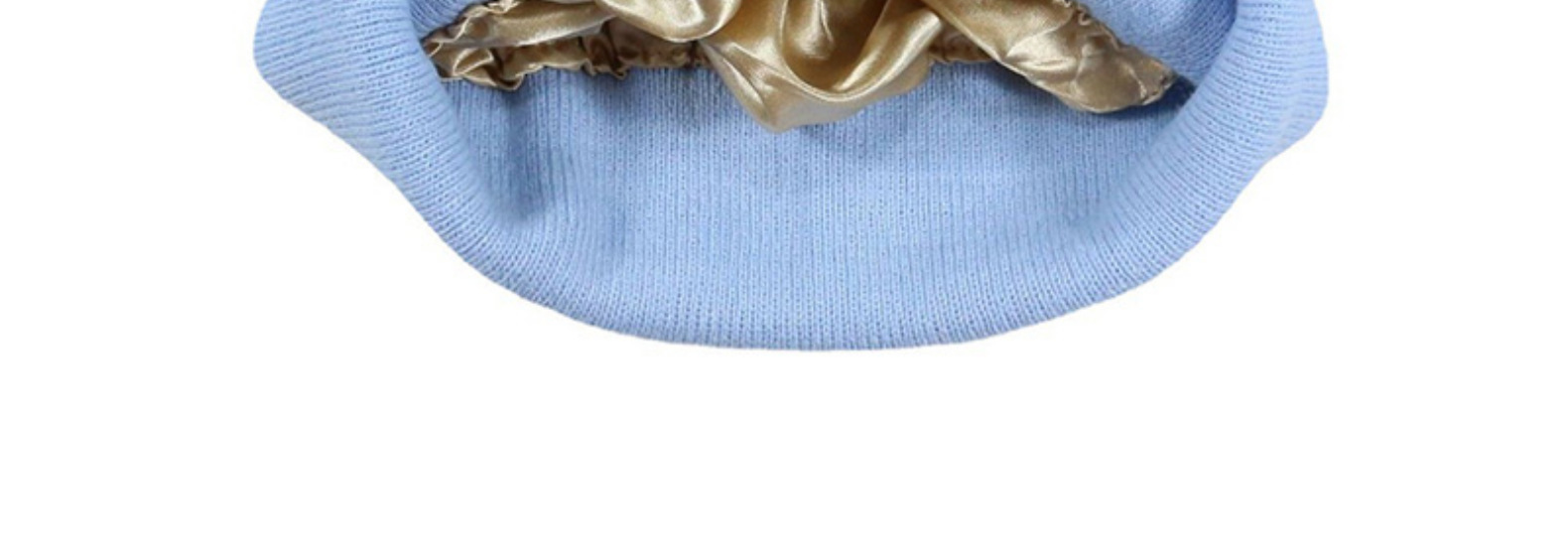 Cappello da donna lavorato a maglia in raso acrilico invernale colorato e autunnale_voghion.com